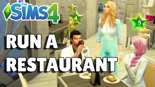 How To Run A Restaurant  The Sims 4 Guide [upl. by Anderea]