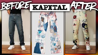 DIY  Custom KAPITAL Crazy Papillon Denim  JULIUS [upl. by Drugge]