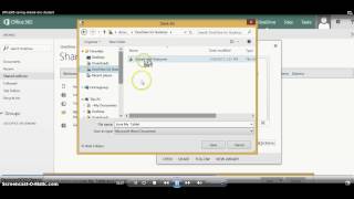 Office 365  Downloading a Shared Document and Saving to OneDrive [upl. by Guildroy159]