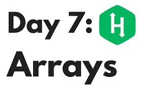 HackerRank Day 7 Arrays  Python [upl. by Patricio885]