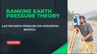 Rankine Earth pressure theory Active earth pressure for horizontal backfill [upl. by Tally]