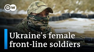 About 60000 women serve in Ukraines armed forces  DW News [upl. by Cadman]