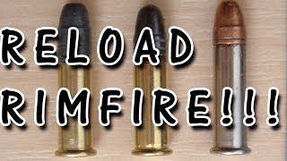 How to reload 22lr and reprime rimfire bullets step by step guide DIY [upl. by Ahtabbat735]