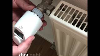 DIY Anleitung Altes Heizungsthermostat gegen ein programmierbares Thermostat austauschen [upl. by Eiramlatsyrc]