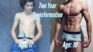 Dilan Platts 2 Year Natural Body Transformation 1719 [upl. by Karlen]