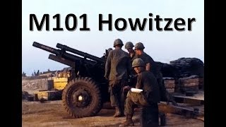 M101 Howitzer 105 mm in Vietnam [upl. by Elena]