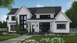 Architectural Designs Ultra Modern Farmhouse Plan 14669RK Virtual Tour [upl. by Tipton]