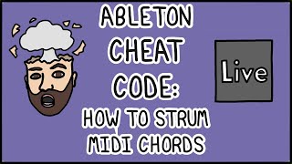 Ableton strum MIDI effect  2 Minute Tutorial 🔥 [upl. by Anitnoc333]