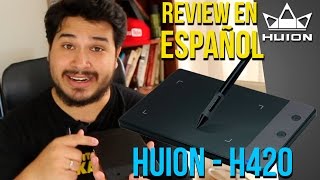 Review en español  Tableta huion H420 [upl. by Anicart]