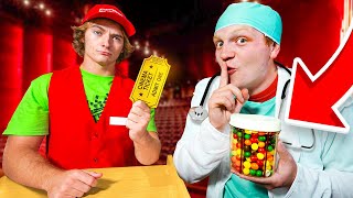 12 Weird Ways To SNEAK Candy Into The Movie Theater [upl. by Gerry350]