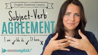 Subject Verb Agreement  English Lesson  Common Grammar Mistakes [upl. by Hayman]