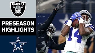 Raiders vs Cowboys  NFL Preseason Week 3 Game Highlights [upl. by Namie]