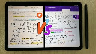 Samsung Notes vs OneNote  Which One is Best Note Taking App For You  S6 Lite [upl. by Brottman]