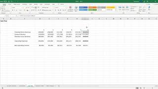 Build a Real Estate Financial Model Part 1 Basic Cash Flow [upl. by Ramsey]