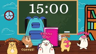 CLASSROOM 15 MINUTE TIMER [upl. by Nahtannhoj658]