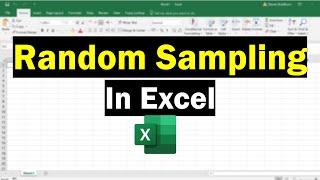 How To Create A Random Sample In Excel 2 Methods [upl. by Joashus127]