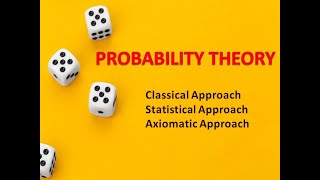 Probability Definition  Classical  Statistical  Axiomatic Approach [upl. by Akinirt841]