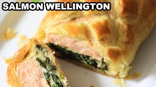 Salmon Wellington Recipe EASY [upl. by Cilurzo978]