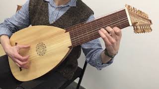 Stephen Haddock 11 Course Baroque Lute after Hans Frei [upl. by Festus]