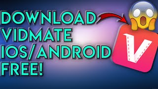 How To Download Vidmate AndroidiOS 🔥 Vidmate APK Download FREE [upl. by Laflam568]