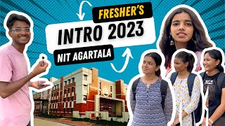 Freshers Introduction  2023  NIT AGARTALA [upl. by Morly]