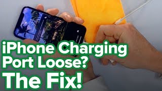 iPhone Charging Port Loose Heres The Fix [upl. by Alul385]