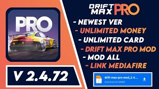 Drift max pro mod unlimited money and cards v 2472  Gameplay mod [upl. by Atinauj]