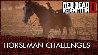 Red Dead Redemption 2 Horseman Challenges Guide [upl. by Adnek845]