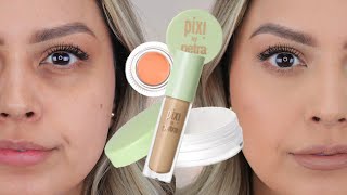 CONCEALING WITH PIXI NOT WHAT I WAS EXPECTING  REVIEW  WEAR TEST [upl. by Donell]