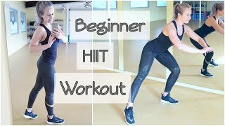 Beginner HIIT Workout  Thuis Trainen [upl. by Yettie]