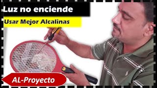 ▶️ COMO REPARAR UNA RAQUETA MATA ZANCUDOS ⚡️ RAQUETA MATA MOSQUITOS NO DA CHISPA Y NO PRENDE EL LED❌ [upl. by Billat]