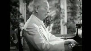 Paderewski plays quotMenuetquot in G  1937 movie [upl. by Bork279]