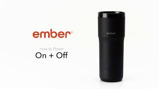 Ember Support How to Turn Your Ember Travel Mug On and Off [upl. by Wini321]