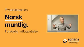 Norsk  Muntlig eksamen [upl. by Annovaj]