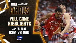 Bay Area vs Ginebra Finals G7 highlights  Honda S47 PBA Commissioners Cup 2022  Jan 15 2023 [upl. by Nightingale360]