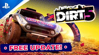 Dirt 5  Free Content Update Trailer  PS5 PS4 [upl. by Eninaj]