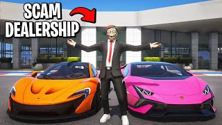 I Opened a Scam Car Dealership in GTA [upl. by Juditha]