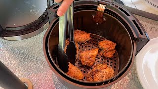 Air Fryer Chicken Thighs Recipe  How To Cook Boneless Skinless Chicken Thighs In The Air Fryer [upl. by Arva]