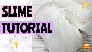 HOW TO MAKE SLIME Simple amp Easy Slime Recipe  2 Minute Easy Slime Tutorial Glue and Borax Slime [upl. by Behnken]