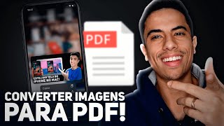 Como CONVERTER IMAGENS para PDF no iPhone [upl. by Atinod]