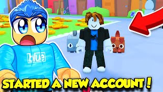 I Started A BRAND NEW Account In Pet Simulator 99 [upl. by Ainedrag]