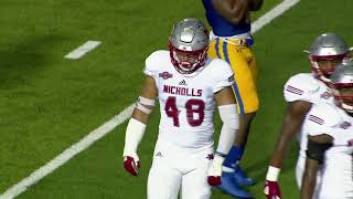 Nicholls Football Colonels at McNeese [upl. by Yemar762]