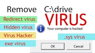 How To Remove Computer Virus  How to remove Task manager virus exe virus dll virus etc [upl. by Noel]