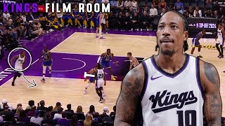 How DeMar DeRozan Fits In Sacramentos Offense  Kings Film Room [upl. by Norit]