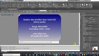 Gestion des échelles dans AutoCAD  2ème partie [upl. by Nnylatsyrk]