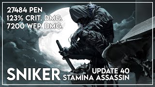 SNIKER ESO  Stamblade Build UPDATE 40  ELUSIVE ASSASSIN [upl. by Nilad]