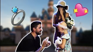 SURPRISE 10 YEAR ANNIVERSARY PROPOSAL IN DISNEYLAND [upl. by Oberstone792]