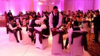 The Groomsmen Surprise New Bride with an Epic Dance Set [upl. by Subir975]