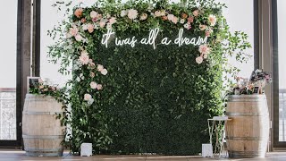 EASY DIY BACKDROP  BIRTHDAYWEDDINGEVENT QUICK HOWTO TUTORIAL [upl. by Goldstein]