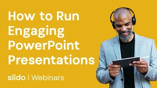 How to Run Truly Engaging PowerPoint Presentations  SLIDO WEBINAR [upl. by Dorran]